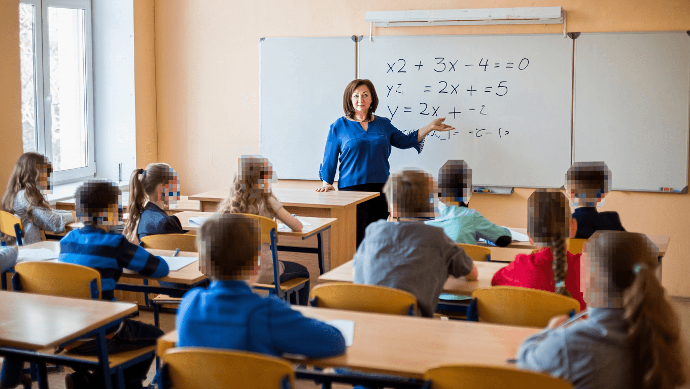 Education use case for AI-Powered Auto Face Detection Blur