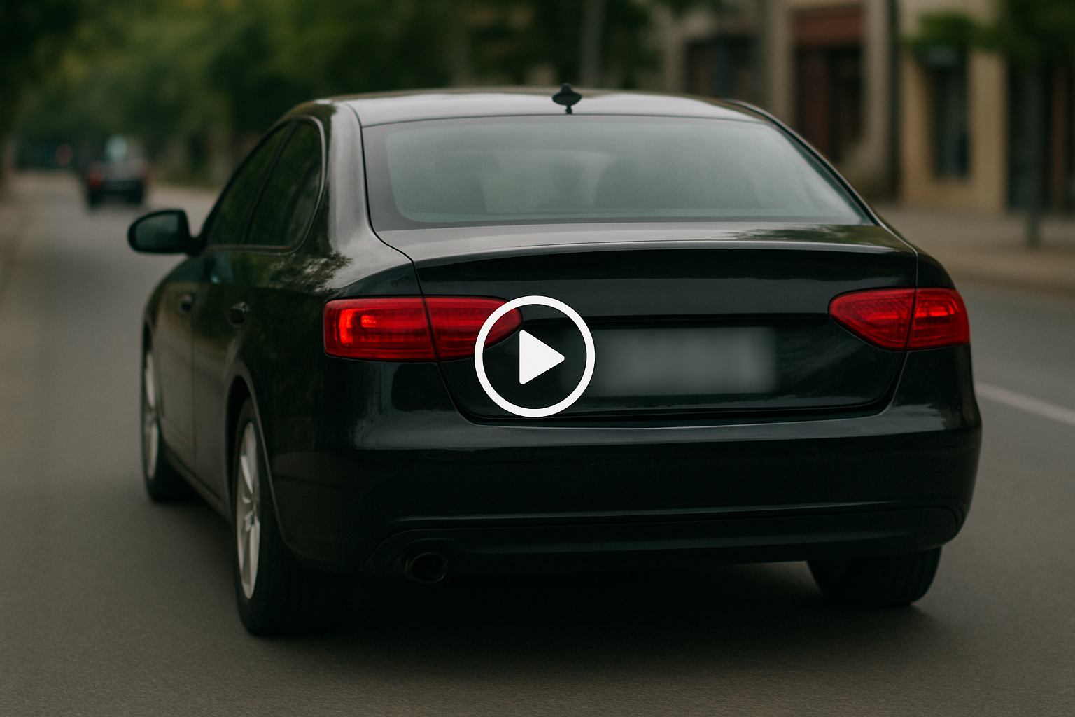 AI license plate blur tool